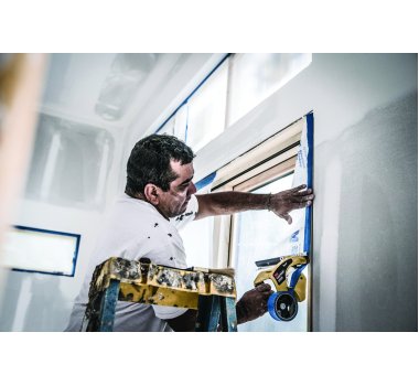 Maskeringstejp och täckplaster